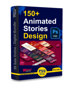 100+ Animated Stories Design Bundle (PSD File) Only ₹99