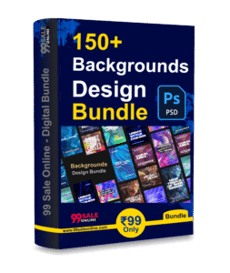 150+ Backgrounds Design Bundle (PSD File) Only ₹99
